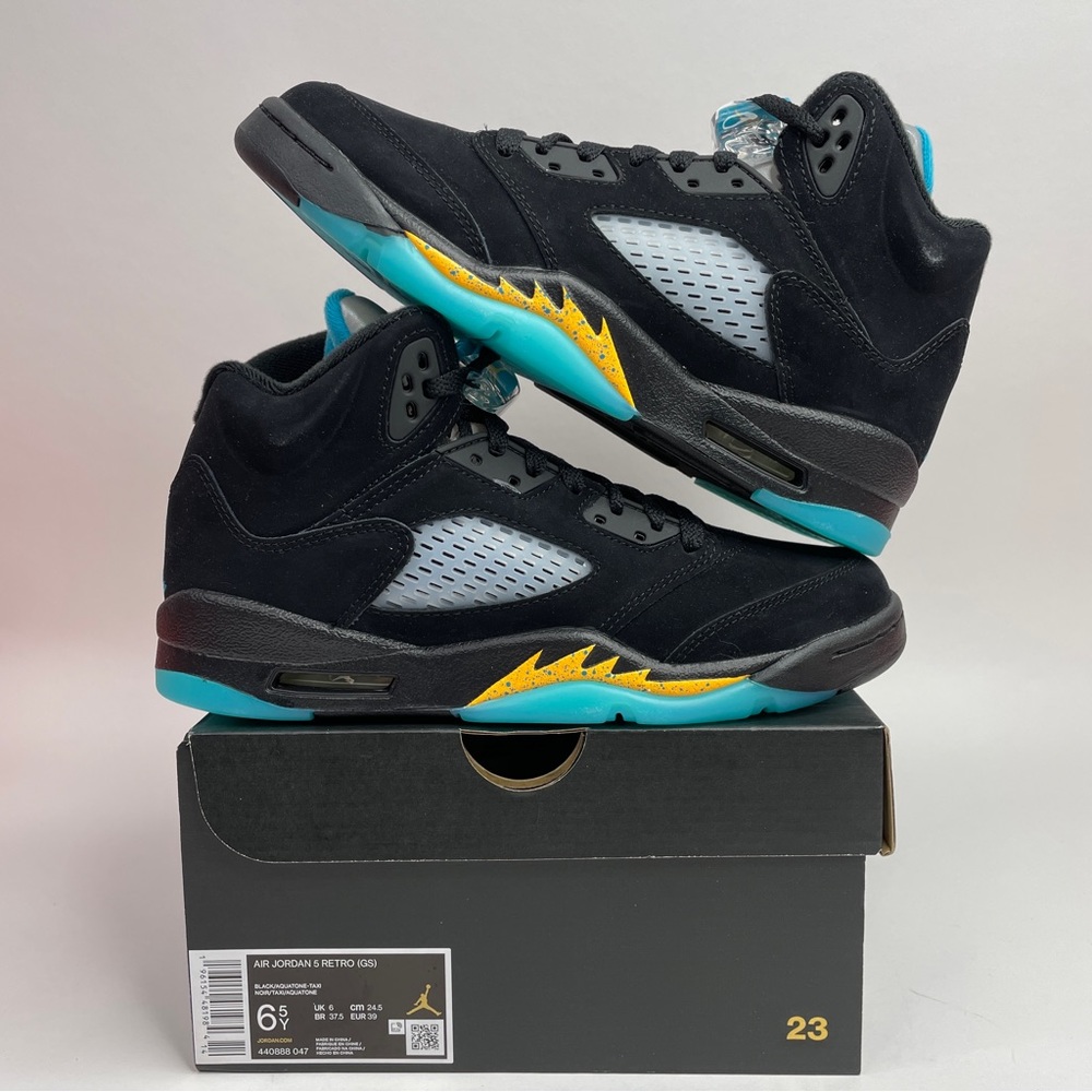 Nike Air Jordan 5 Retro GS “Aqua” 2023 - Picture 1 of 4